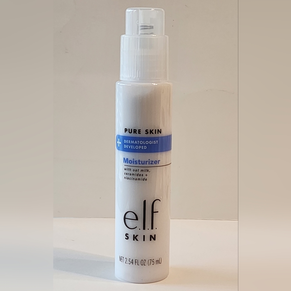e.l.f. Skin Pure Skin Moisturizer w Oat Milk, Ceramides + Niacinamide 0.54 fl oz